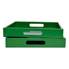 emerald green serving tray