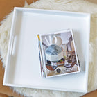 Dark Gray Tray with Handles