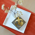 Dark Blue Tray with Handles
