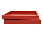 Dark Orange Low Profile Tray