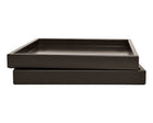 Dark Brown Low Profile Tray