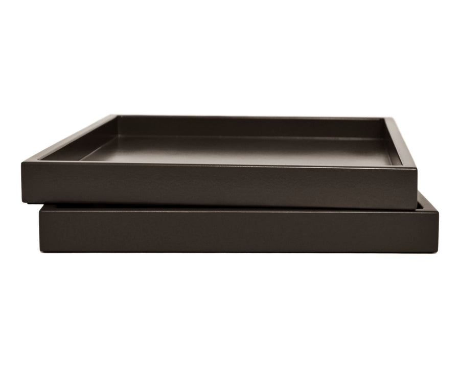 Dark Brown Low Profile Tray