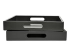 Dark Gray Tray with Handles