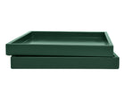Dark Green Low Profile Tray