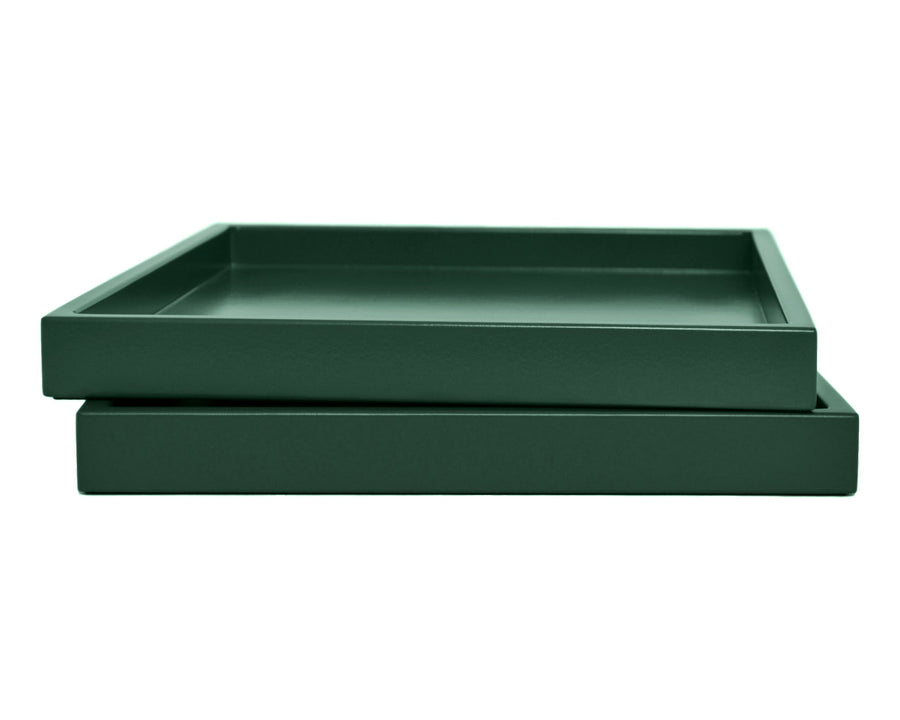 Dark Green Low Profile Tray