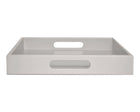 gray large ottoman coffee table tray with handles