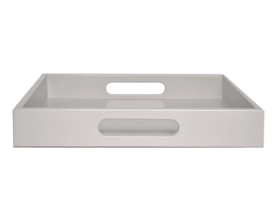 gray large ottoman coffee table tray with handles