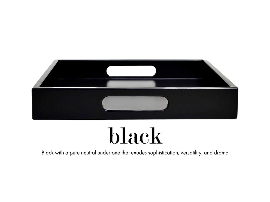 22 x 22 Square Tray with Handles