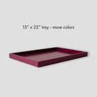 15 x 22 Shallow Rectangle Tray