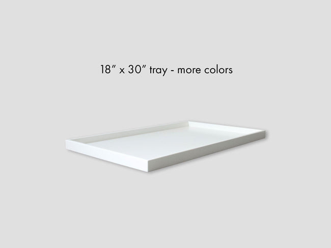 18 x 30 Rectangle Shallow Tray