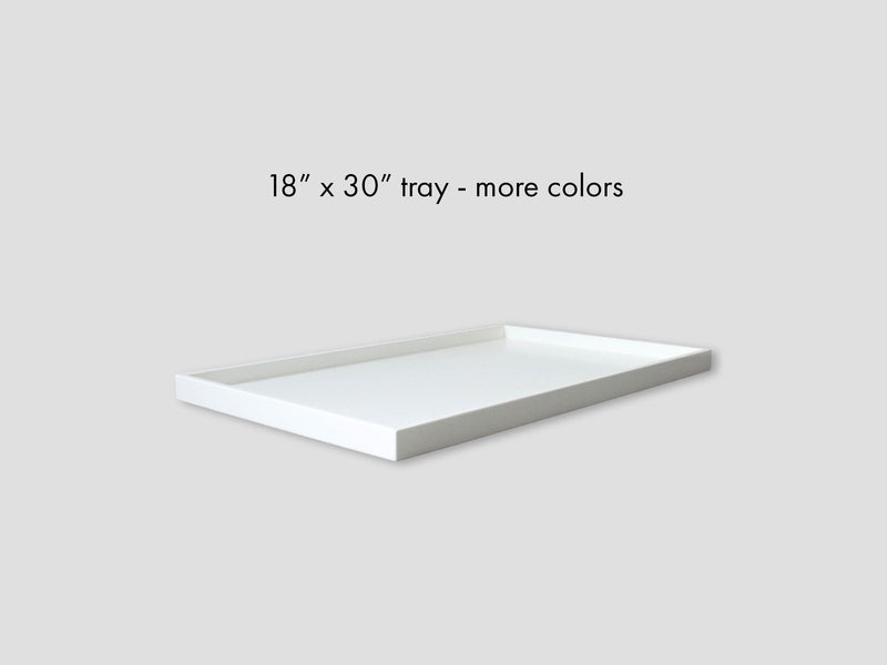 18 x 30 Rectangle Shallow Tray