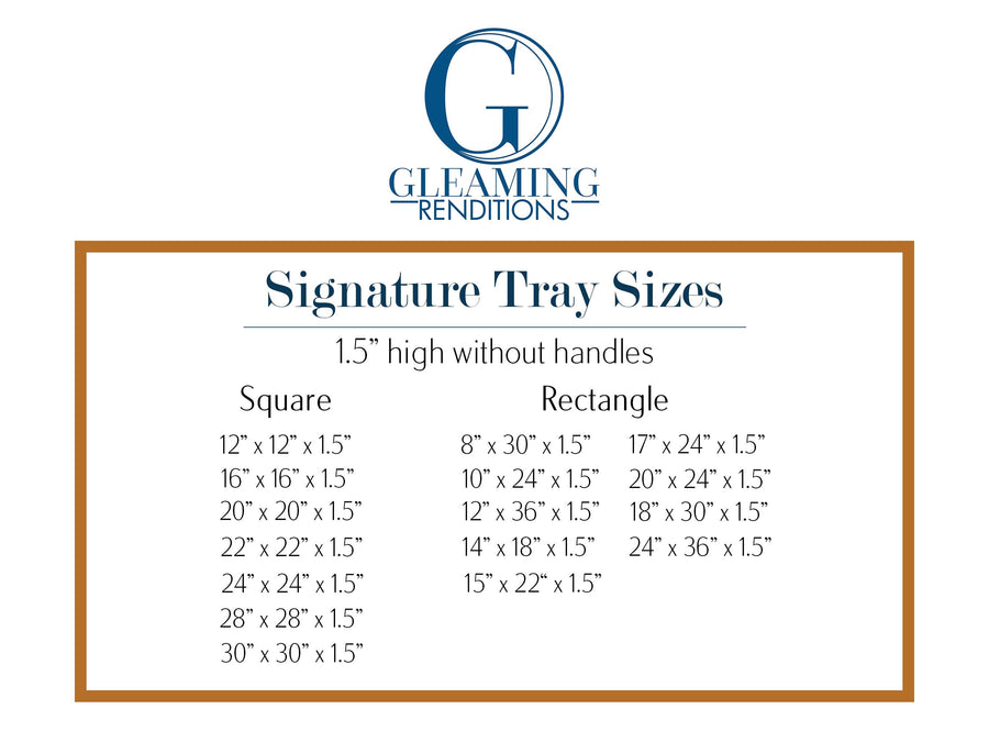 14 x 18 Shallow Rectangular Tray