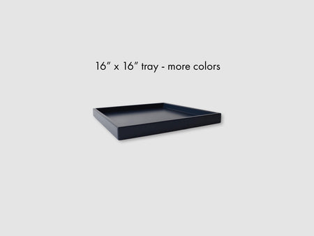 16 x 16 Shallow Square Tray