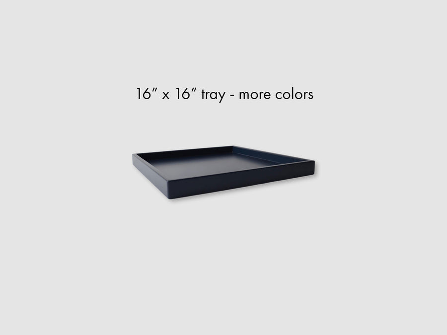 16 x 16 Shallow Square Tray