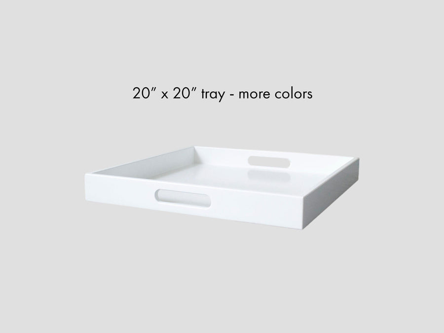 20 x 20 Square Tray with Handles