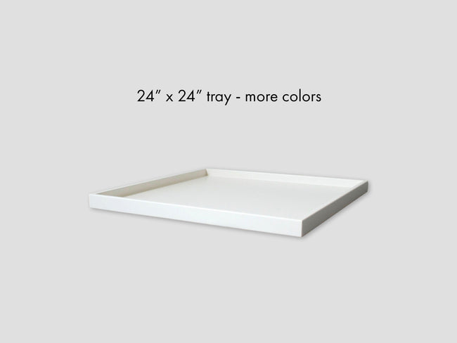 24 x 24 Shallow Square Tray