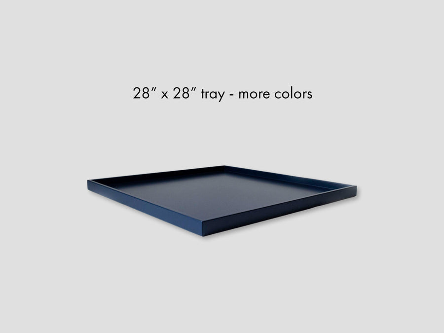 28 x 28 Shallow Square Tray