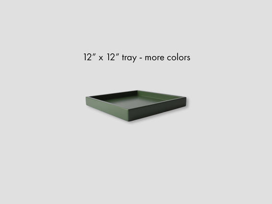 12 x 12 Shallow Square Tray