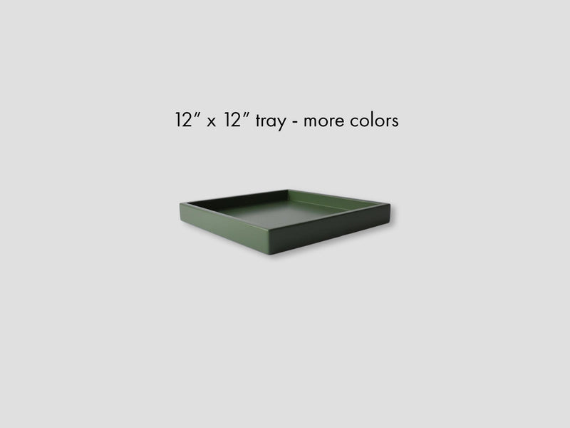 12 x 12 Shallow Square Tray
