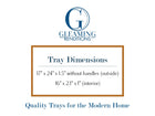 17 x 24 Shallow Rectangular Tray