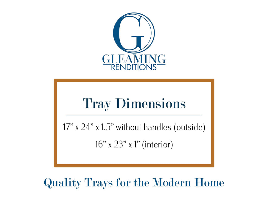 17 x 24 Shallow Rectangular Tray
