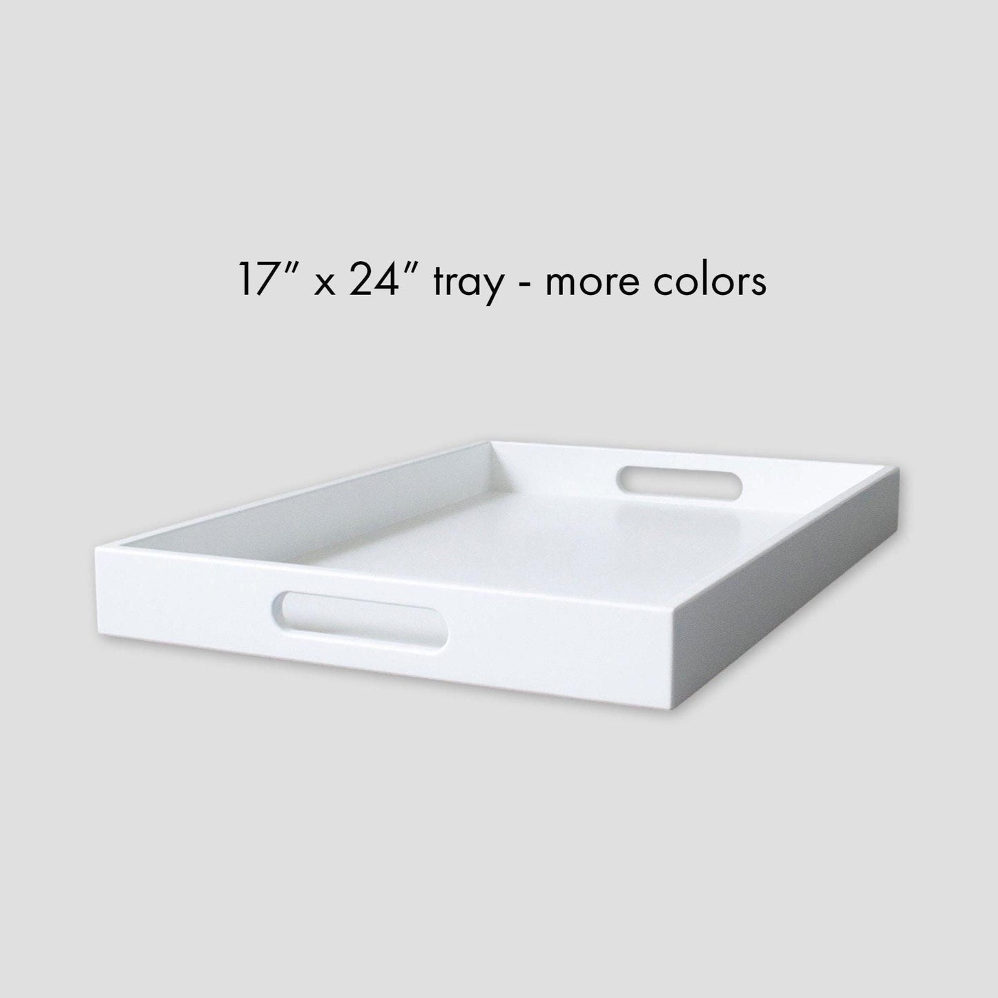 17 x 24 Rectangular Tray with Handles