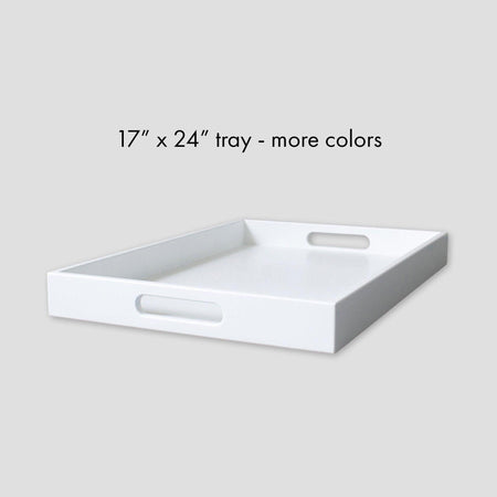 17 x 24 Rectangle Tray with Handles