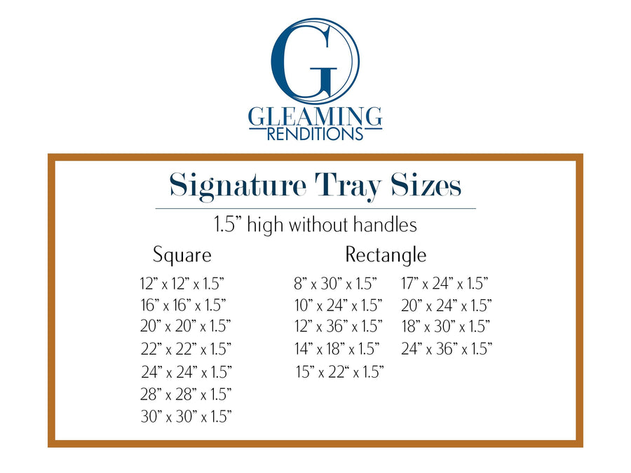 18 x 30 Rectangle Shallow Tray