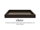30 x 30 Square Shallow Tray