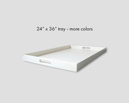 24 x 36 Rectangular Tray with Handles