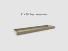 8 x 30 Shallow Rectangle Tray
