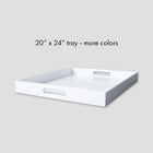 20 x 24 Rectangle Tray with Handles