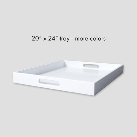 20 x 24 Rectangle Tray with Handles