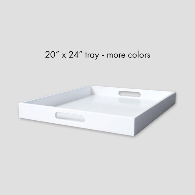 20 x 24 Rectangle Tray with Handles