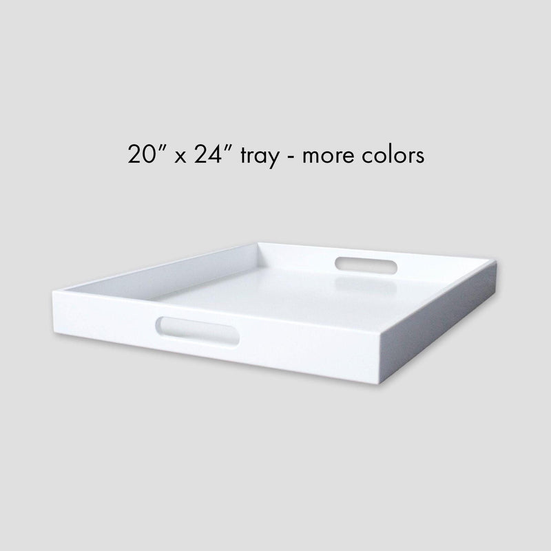 20 x 24 Rectangle Tray with Handles