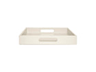 Off White Wood Tray with Handles | Coffee Table & Ottoman Decor – Bone