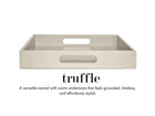 30 x 30 Square Tray with Handles