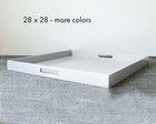 28 x 28 Square Tray with Handles