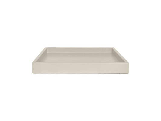 Light Taupe Shallow Wood Tray – Truffle