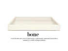 16 x 16 Shallow Square Tray