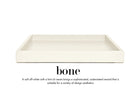 22 x 22 Shallow Square Tray