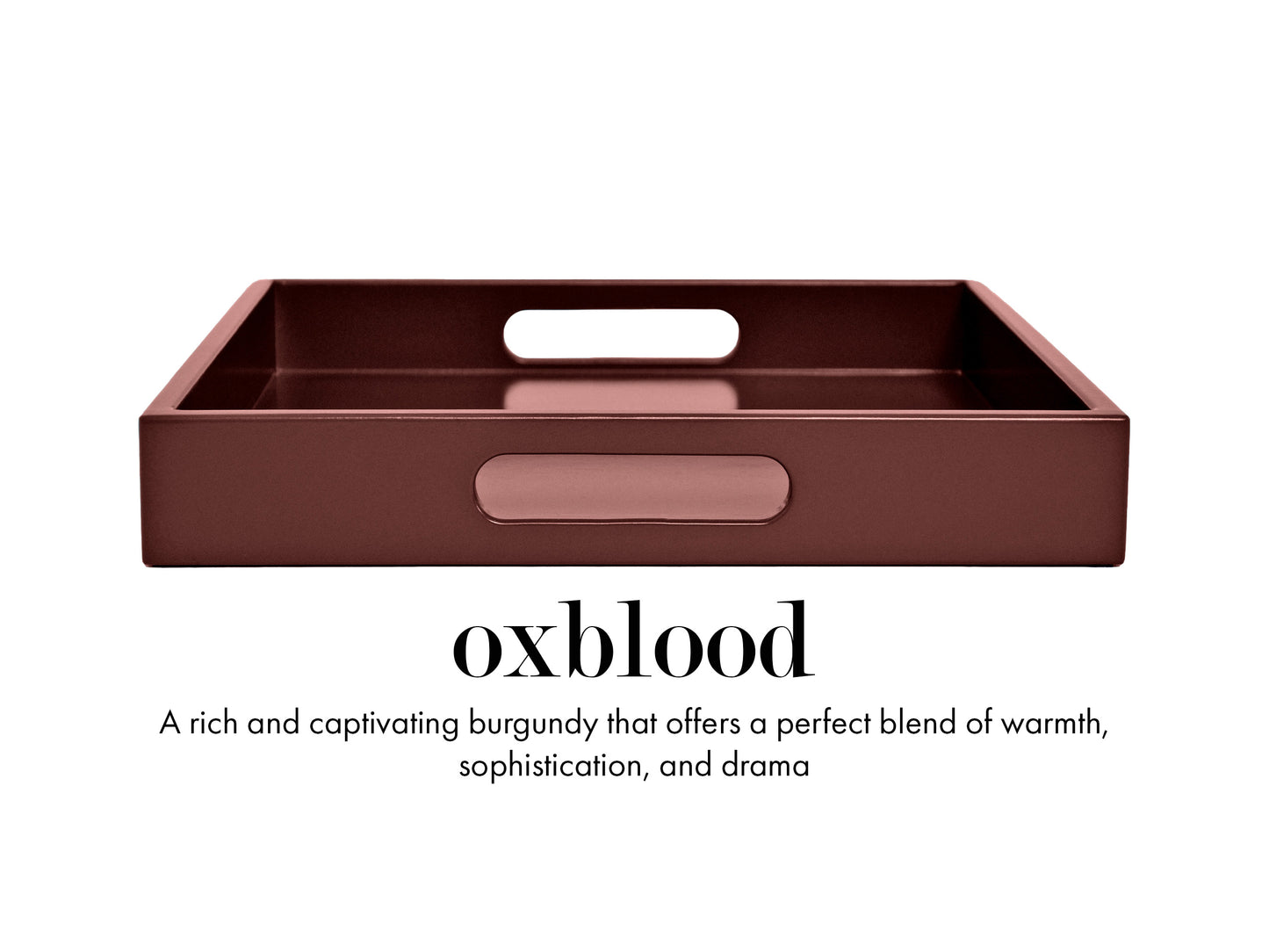 15 x 22 Rectangular Tray with Handles