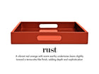 15 x 22 Rectangle Tray with Handles