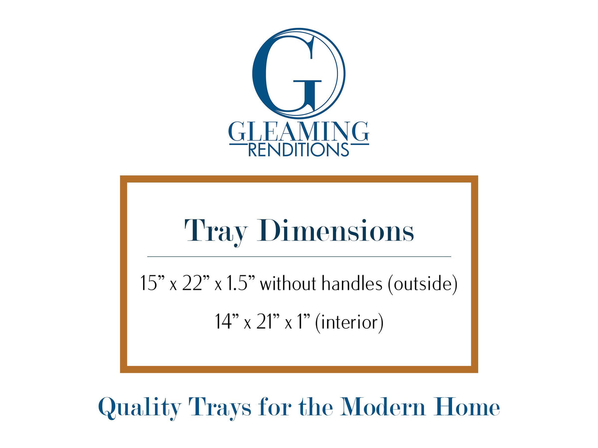 15 x 22 Shallow Rectangular Tray