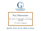 18 x 30 Rectangle Tray with Handles