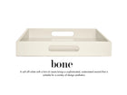 30 x 30 Square Tray with Handles