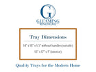 14 x 18 Shallow Rectangular Tray