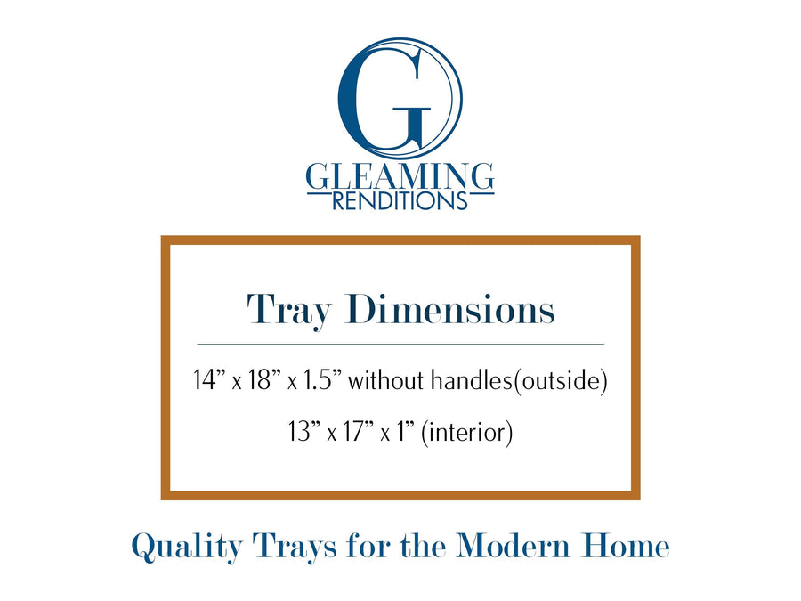 14 x 18 Shallow Rectangular Tray