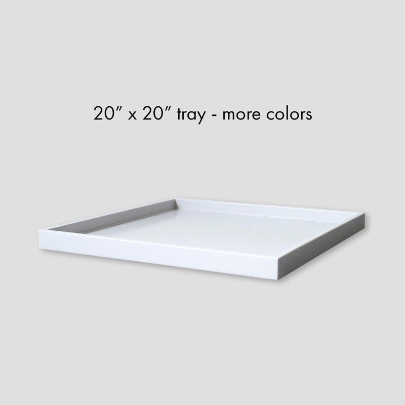 20 x 20 Square Shallow Tray