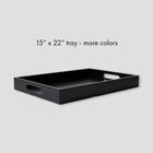 15 x 22 Rectangle Tray with Handles